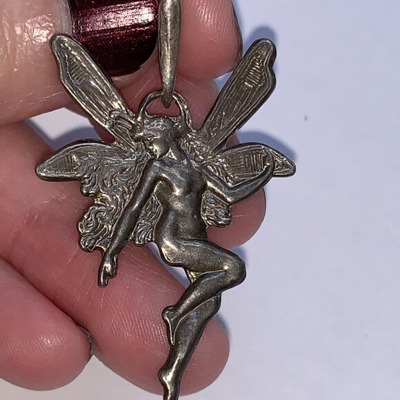 Sterling Silver Fairy Pendant - Picture 11 of 15